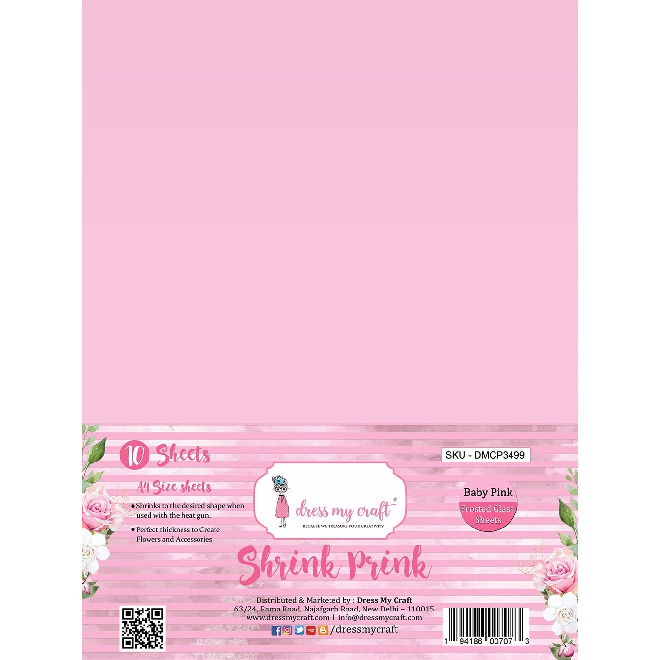 Dress My Craft Shrink Prink A4 Frosted Plastic Sheets 10ct Michaels Dress My Craft Shrink Prink A4 Frosted Plastic Sheets 10ct Michaels